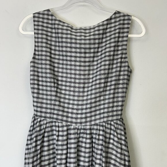 The Shirt Rochelle Behrens Gingham Dress Womens Size Small Tie Waist - Picture 6 of 9
